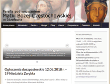 Tablet Screenshot of parafiajozefow.pl